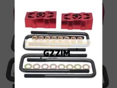 Nissan Navara D40 2005-2015 50mm Rear Suspension Aluminium Tapered Face Lift Block Kit