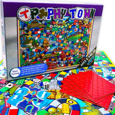 China Paper Custom Design Paper Board Games Cardboard Board Games Paper Board Game As Your Requirement for sale