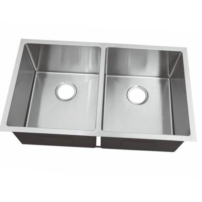 China Without 18 Faucet Stainless Steel Bowl Professional Stainless Steel Undermount Bathroom Sink 18 Sinks for sale