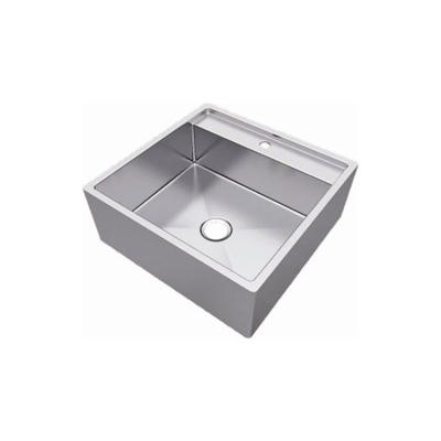 China Without Faucet Single Bowl Undermount Kitchen Washroom Lavatory Sinks Customizable Stainless Steel Bathroom Sink for sale