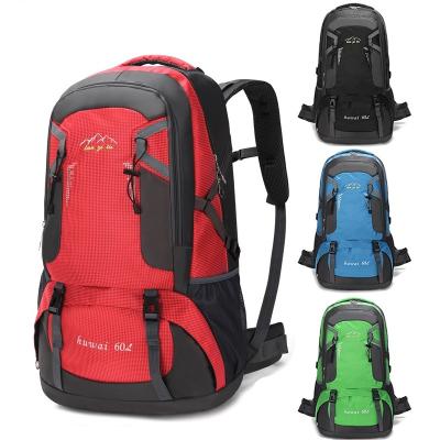 China 60L Large Capacity Waterproof Outdoor Women's Men's Travel Hiking Backpacks for sale