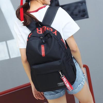 China Waterproof Custom Logo Student Backpack University Campus Travel School Bags for sale