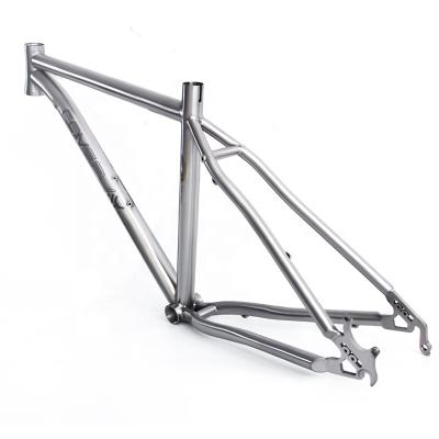 China COMEPLAY Mountain Bikes Titanium Alloy Taper Head Mountain Disc Brake Bike Frame for sale