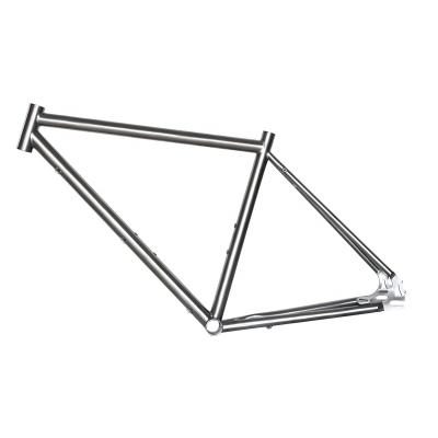 China Road Bikes Titanium 34 Pipe Belt Drive Road Bike Frame for sale