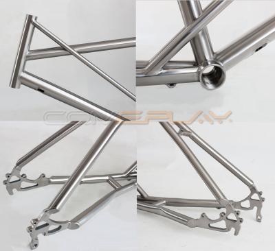 China Factory direct wholesale BMX COMEPLAY titanium road bike frame 451406 mini 20 inch disc brake for sale