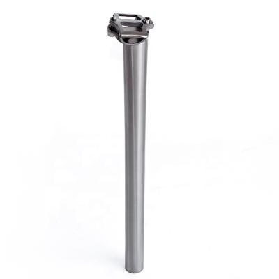 China Factory supply titanium alloy gr9 seatpost road bike mtb bicycle seat post 27.2mm 31.6mm for sale