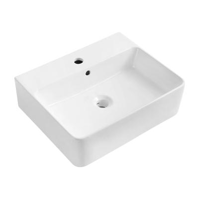 China Easy To Clean Best Selling Washibasin Ceramic Basin Sundowner Bathroom Vanity Countertops Rectangular Sinks for sale