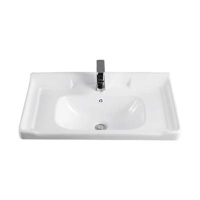 China Waterproof Hot Splash Product Ceramic Table Top Wash Basin Cabinets Go Down Wash Basin Price Vasque Bathroom and Sundowner for sale