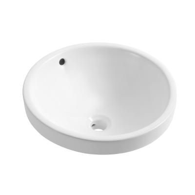 China Soft Surface Hot Sales Sinks Ceramic Bathroom Wash Basin Cabinet Round Shape Above Counter Basin for sale