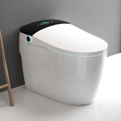 China Chinese Luxury Automatic Operation Smart Toilet Wc Toilet Room Electric Smart Flushing Ceramic Dresser for sale