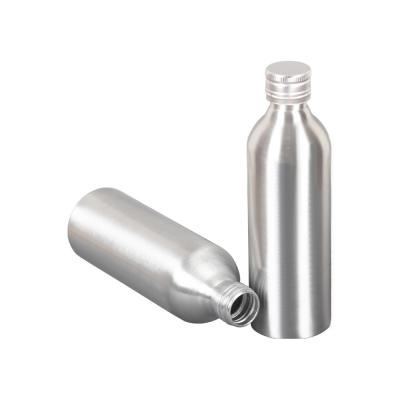 China Wholesale 100ml 200ml 300ml Eco-Friendly Perfume Personal Care Shampoo Aluminum Bottle With Screw Lid For Chemicals for sale