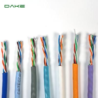 China Wholesale LAN cable 4 pairs 24awg UTP cable cat5e data cable TIA-EIA-568 100/305m Cat5e for sale