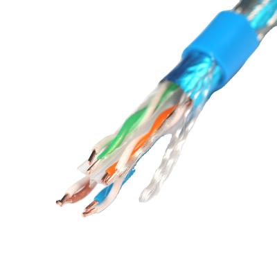 China PC Wholesale Good Quality Sftp Cat6 Cable Customized Color Cat6 Sftp Cable for sale