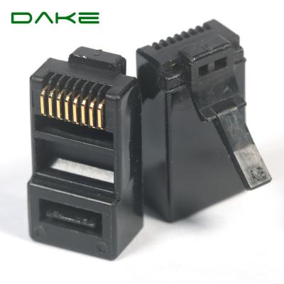 China PC RJ45 8p8c Computer Cable Cat5e CAT6 Utp RJ45 Connector 100PCS Network OEM ODM ODM Service Factory for sale