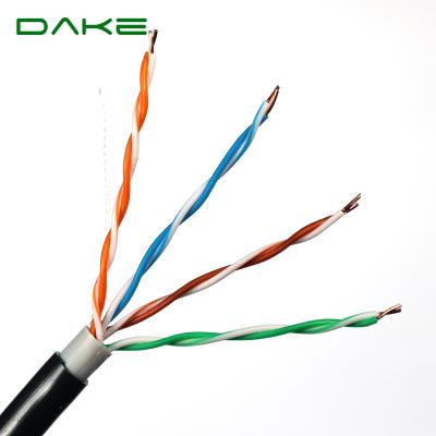 China OEM PC 1000FT Sample Cat5e Indoor/Outdoor Cable Lan Network Cable 24awg 4pairs 24awg 305M for sale