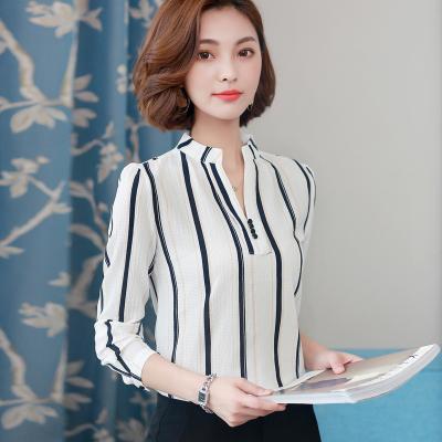 China Latest New Anti-Wrinkle Shirts Wholesale Loose Long Sleeve Ladies Fashion Shirt Women Casual Shirt for sale