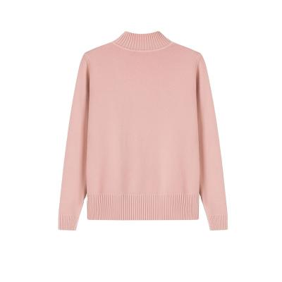 China 2020 New Anti-wrinkle Women's Autumn/Winter Hundred Set Basic Sweater High-necked Sweater Cotton Clothing for sale