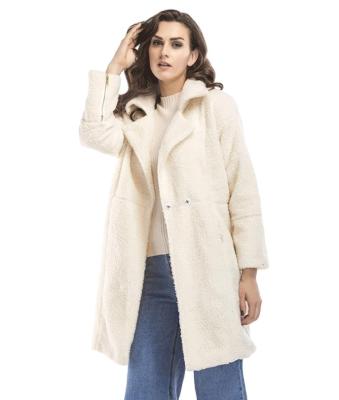 China 2021 Autumn/Winter Medium Long Fur Coat Women's Plush Coat Women's Sustainable Coat for sale