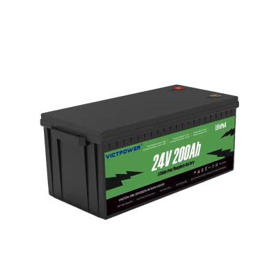 China Toys Hotselling BMS Deep Cycle Life Storage Built-in Lithium 24V 200AH Lifepo4 Battery For Golf Cart Boat for sale