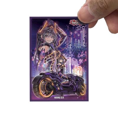 China Good Heat Seal Custom Printed Art Print Game Card Sleeve Small Size For Yugioh Deck Card Protectors for sale