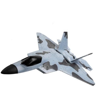 China App Controlled Easy to Use EPP Stable Brushless Motor Flying F22 Remote Control Airplanes with Lights Glider Light Beginner Flying Toys for sale