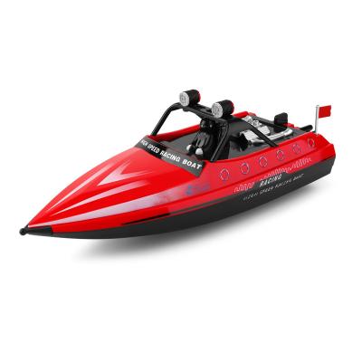 China Cool 2.4g Jet Competition RC App Controlled Adult Kids Super-Fast Boat with Lights Built-in Thruster Anti-Collision Speedboat for sale