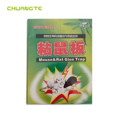 China Disposable Mouse Trap Glue Rat Stick Adhesive Rat Board Glueboard Traps Catcher for sale