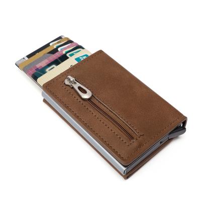 China rfid ready to ship popular men wallet man wallet anti theft leather smart card rfid blocking wallet for sale