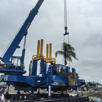 China 22kw 60tf VY60A Hydraulic Static Pile Driver for sale