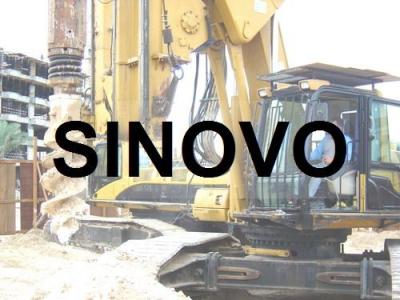 China Sinovo High Operating Efficiency Crawler Hydraulic Rotary Drilling Rig CFA Pile Driver For Excavator for sale