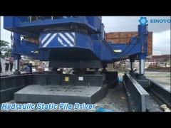 High Efficiency Hydraulic Static Pile Driver Energy Saving For Construction