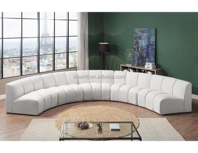 China Modern Home Ornate New Design Upholstered Fabric Sofas Simple Leisure Sectional Furniture for sale