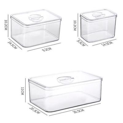 China Freshness Preservation High Quality Kitchen Storage Crisper Storage Box Can Be Customized Refrigerator Storage Box for sale