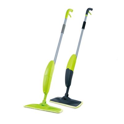 China Sustainable Household Broom Spray Floor Cleaning Flat Mop Long Handle Microfiber Spray Mop for sale