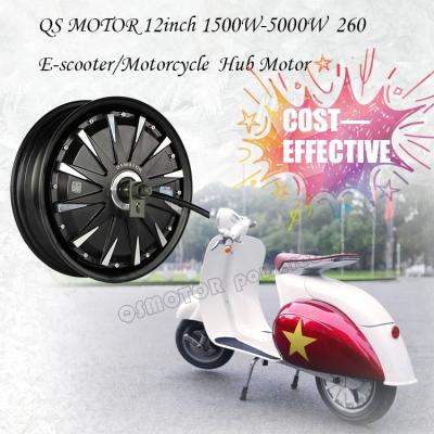 China IP54 12inch 2000W 260 35H V3 48V DC Brushless Electric Bike Scooter Motorcycle Hub Motor for sale