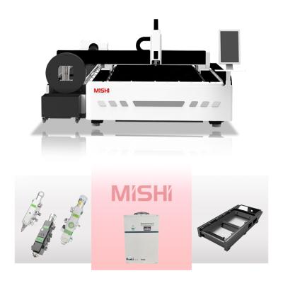 China New Design 1000w/2000w/3000w Water Cooled Sheet And Pipe Laser Cutting Machine With High Performance for sale