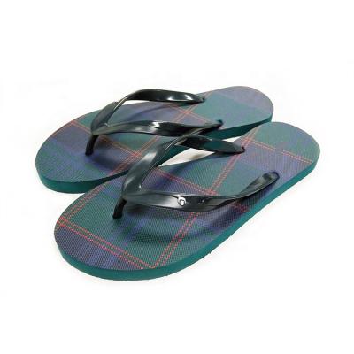 China Customized Summer Beach Women's Digital Flat Rubber Colorful Printing Flip Flops Custom Printed Women Slippers Slides Shoes for sale