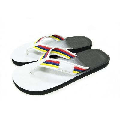 China Men Casual Flip Flops Webbing Summer Slippers Male Slippers Anti-slippery for sale