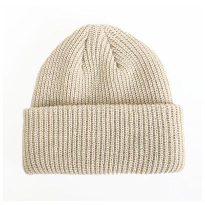 China Boutique Winter Baby 100% Solid Color Kids COMMON Acrylic Toddler Knitted Beanie Hat for sale