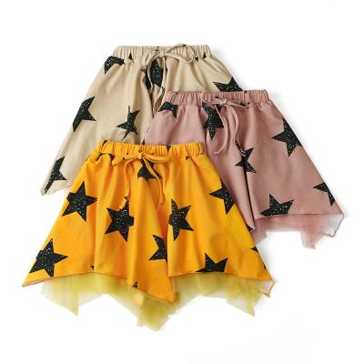 China New Fashion Anti-static Printing Star Color Skirt Custom Baby Girl Summer Princess Clothes Dress Cute Little Girl Skirt for sale