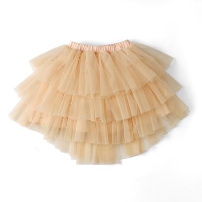 China Regular Baby Girl Clothes Lace Dance Baby Dress Pompom Skirt Summer Newborn Skirt for sale