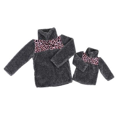 China Wholesale Kids Boutique Clothing Breathable Kids Sherpa Coats Jackets Girls Baby Sherpa Mommy And Me Clothes Shear Jackets for sale