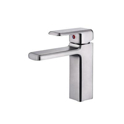 China Brass Hot And Cold Water Basin Mixer Tap Other Deck Mounted Basin High Quality Bathroom Faucet for sale