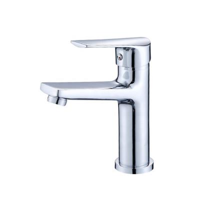 China Other Factory Price Bathroom Basin Faucet Mixer Deck Mounted Single Handle Brass Vanity Faucets for sale