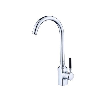 China Hot And Cold Other Kitchen Mixer Tap Large Water Outlet Single Lever Copper Sink Faucet for sale