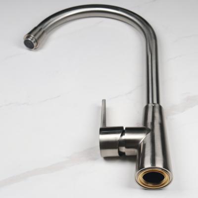 China Other Hot And Cold Water Sink Faucet Zinc Alloy Brushed Kitchen Sink Faucet for sale