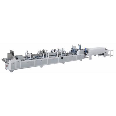 China ZH-A1100PC Food CE Standard Crash Lock Parts Automatic Bottom Folder Gluer Machine for sale