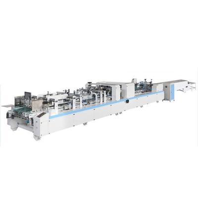 China ZH-780 Food 4 6 Corner Lock Bottom Straight Line With Pre-fold Function Folding Pasting Machine for sale