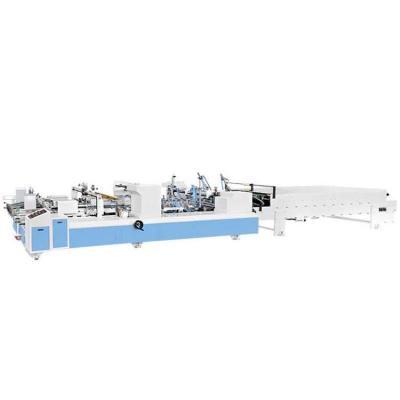 China CLOTHING Automatic Gluing Machine For 4 6 Corner Corrugated Cardboard Folder Gluer Machine for sale