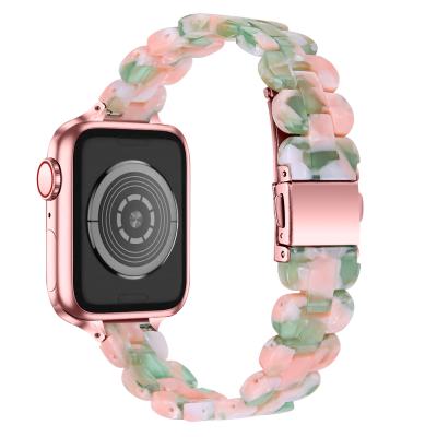 China Wrist Style Band For Apple Watch Band 6 Series 38mm 40mm 41mm 7 5 4 3 2 1 & Sv, Women Men With Stainless Steel for sale